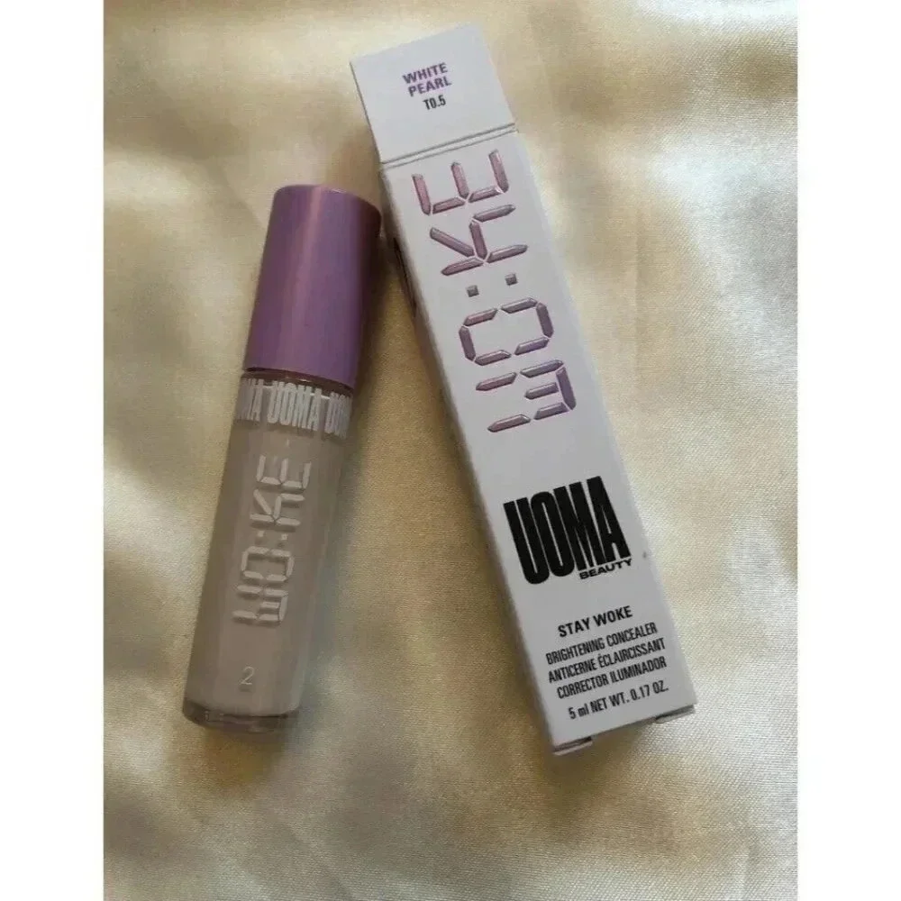 UOMA White Pearl 0.5, Beauty Stay Woke Brightening Concealer 5ml New In Box